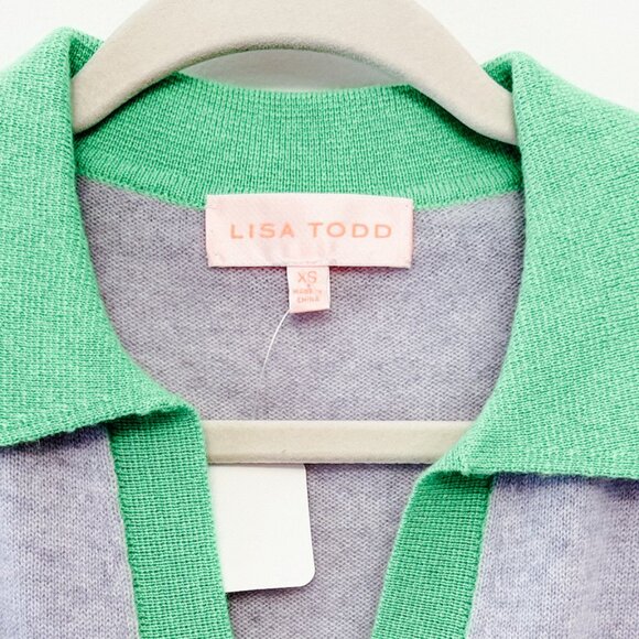 Lisa Todd Colour Pop Cashmere Sweater, Size Extra Small - Picture 5 of 8